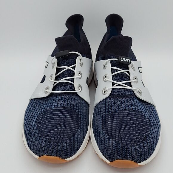 Uyn Athletic Shoes Navy Blue and White Bungee Lace Mens Size 6.5 EU 39 - Picture 4 of 7